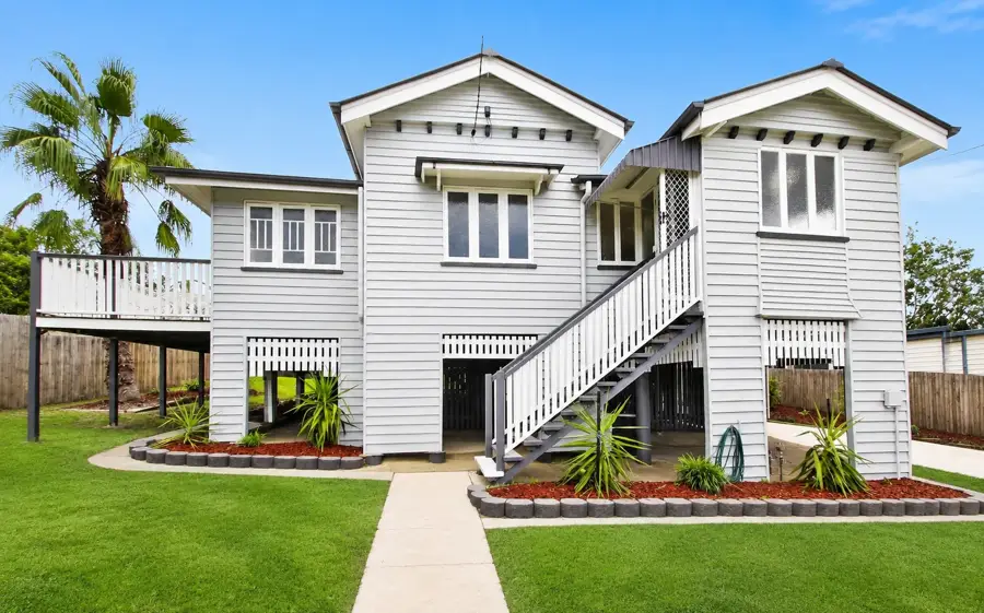 A white Queenslander home managed and leased by Top Sellers Realty